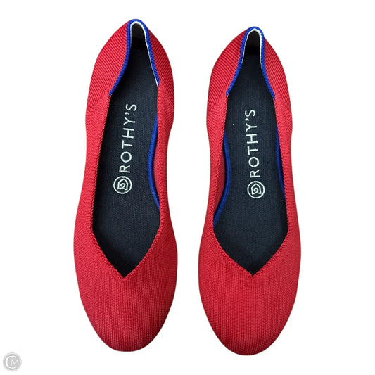 Shoes Flats By Rothys In Red, Size: 9