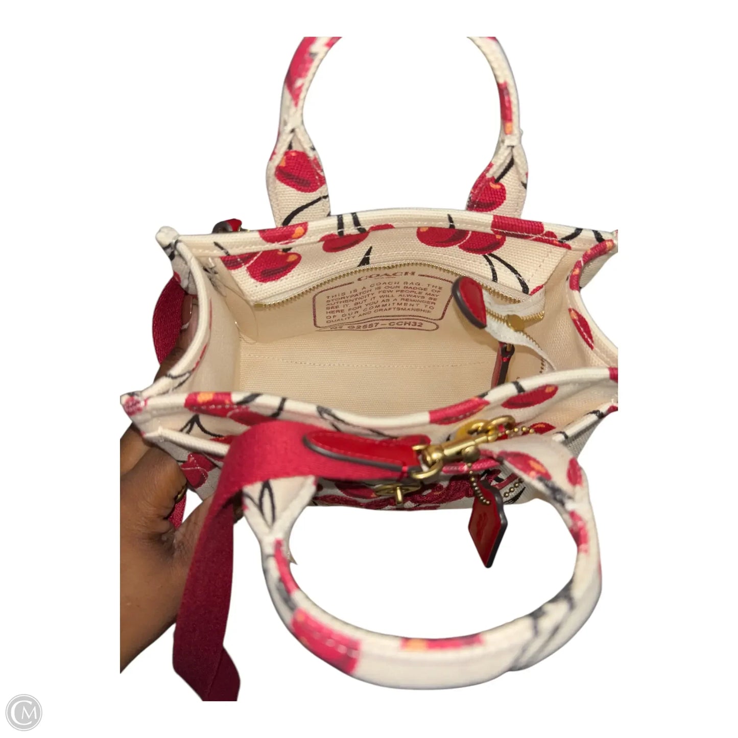 Handbag Designer By Coach, Size: Small