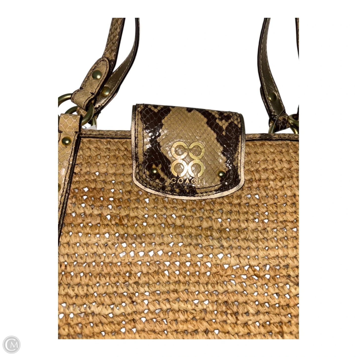 Handbag Designer By Coach, Size: Large