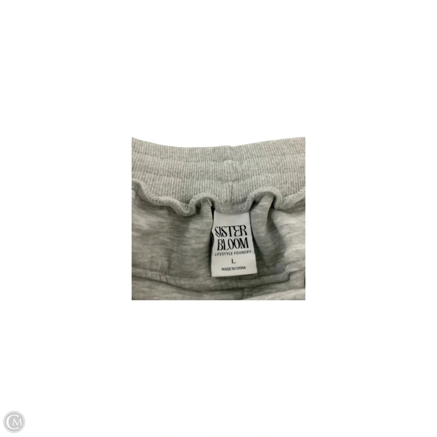 Pants Joggers By Clothes Mentor In Grey, Size: L