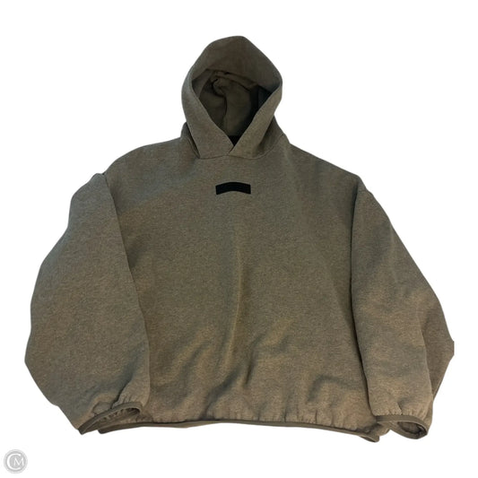 Sweatshirt Hoodie By Clothes Mentor In Taupe, Size: S