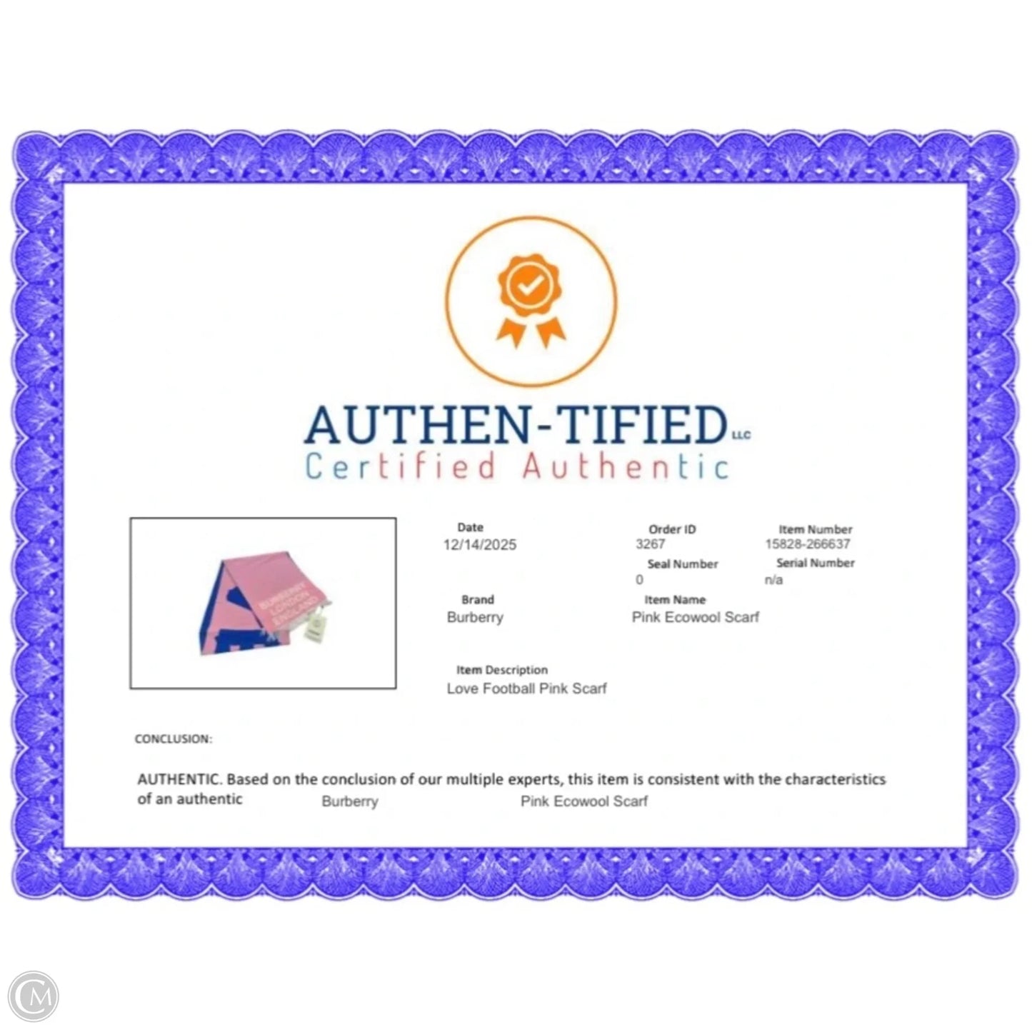 Scarf Luxury Designer By Burberry