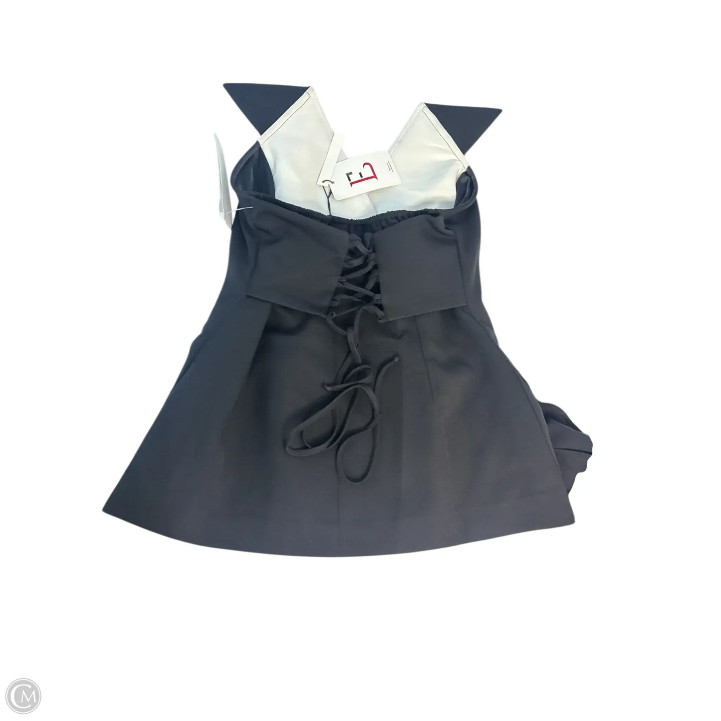 Top Sleeveless Basic By Clothes Mentor In Black & White, Size: S