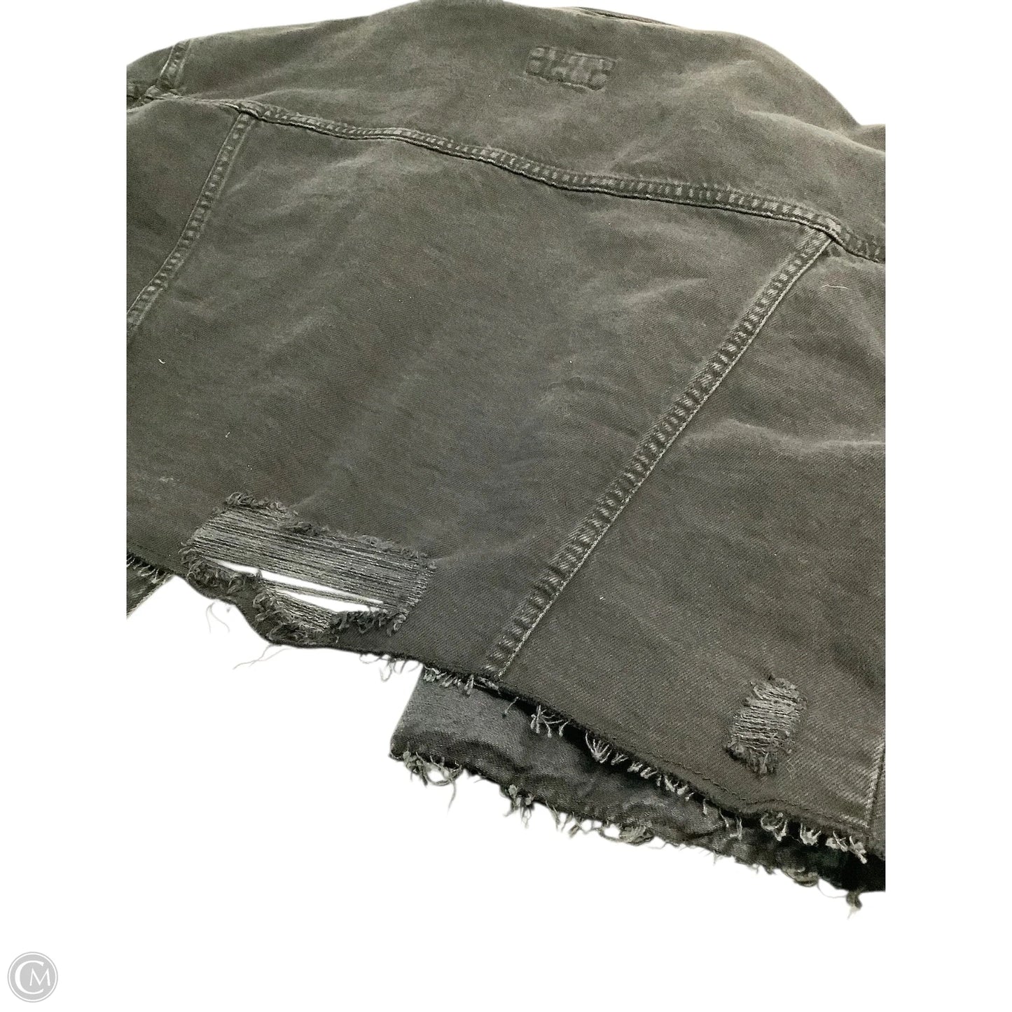 Jacket Denim By Forever 21 In Black, Size: 1x