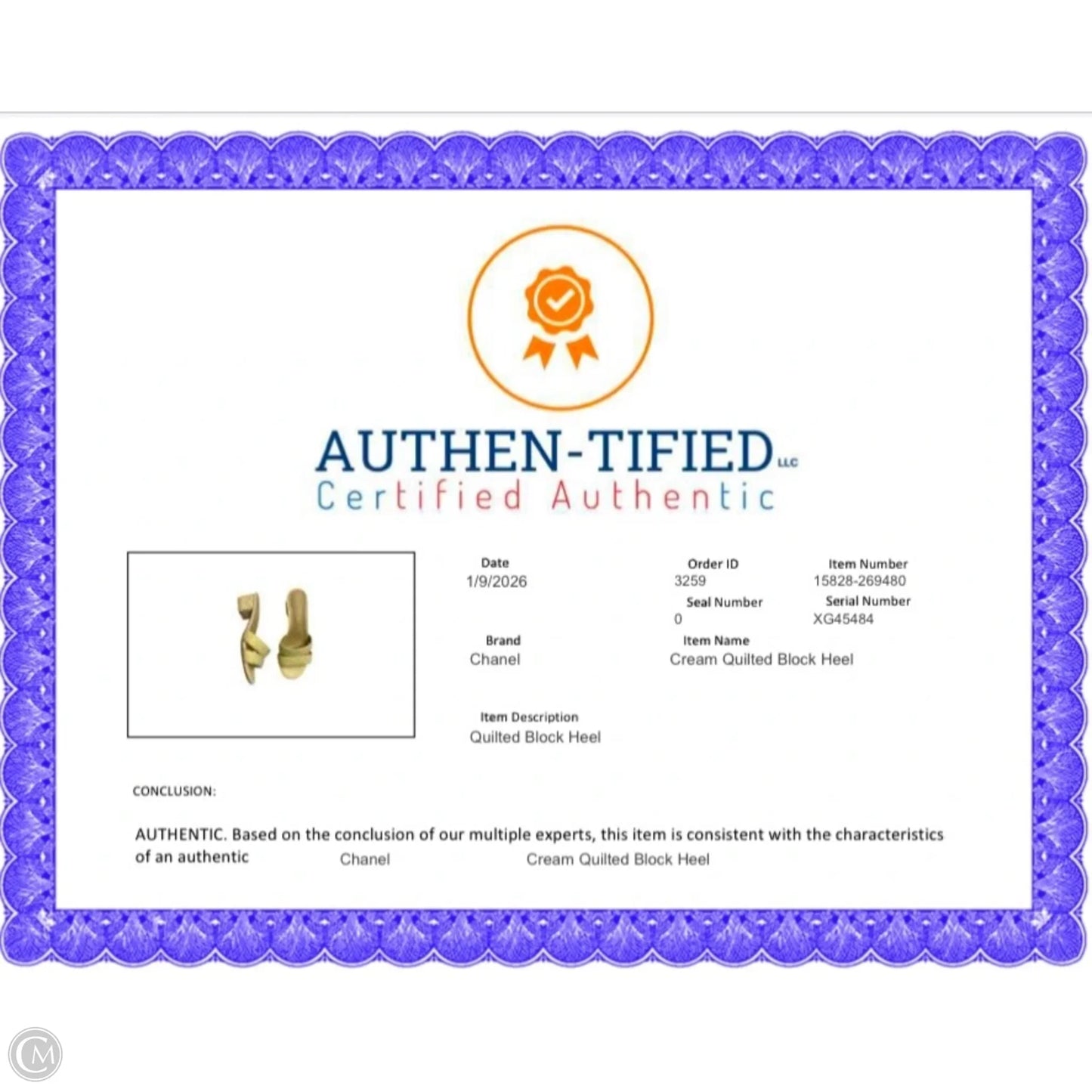 Shoes Luxury Designer By Chanel In Cream