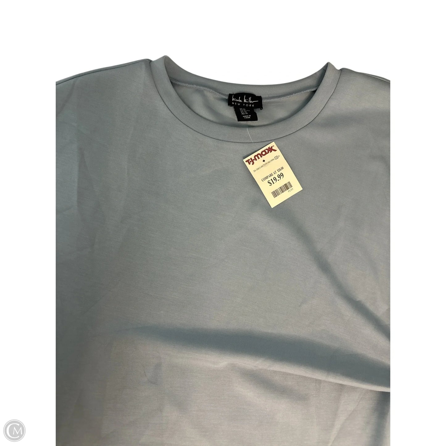 Dress Casual Midi By Nicole Miller In Blue, Size: Xl