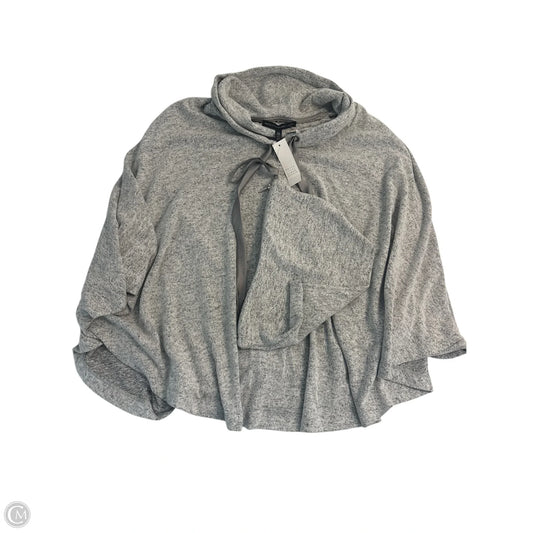 Poncho By White House Black Market In Grey, Size: Osfm