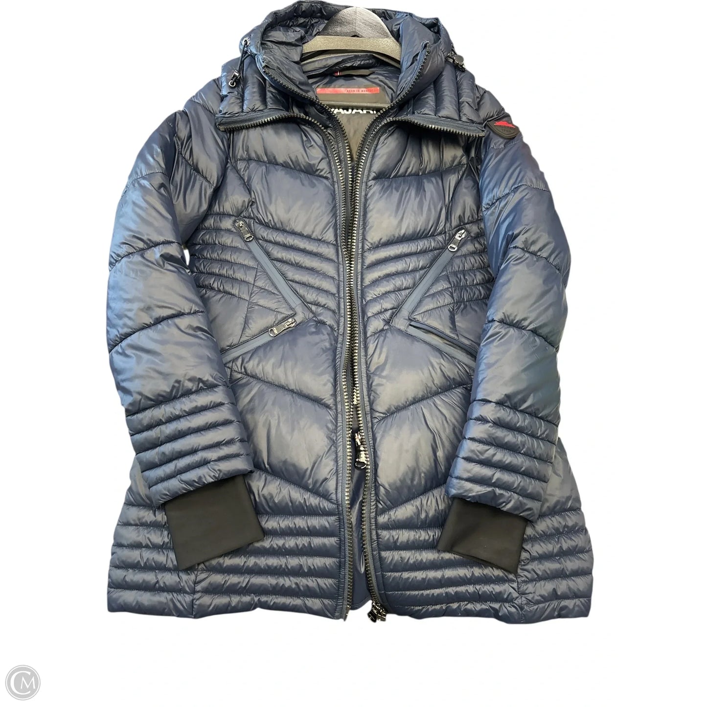 Coat Puffer & Quilted By Clothes Mentor In Navy, Size: S