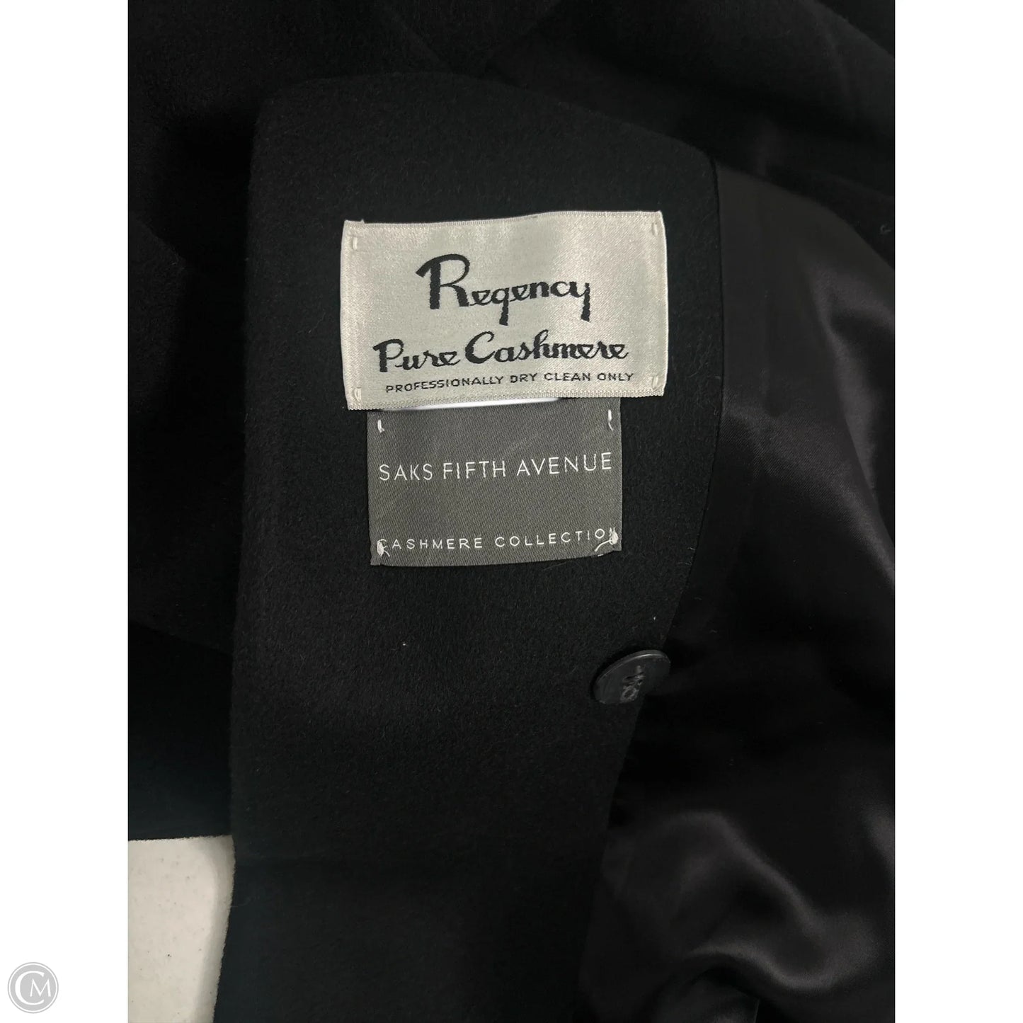 Coat Other By Saks Fifth Avenue In Black, Size: M