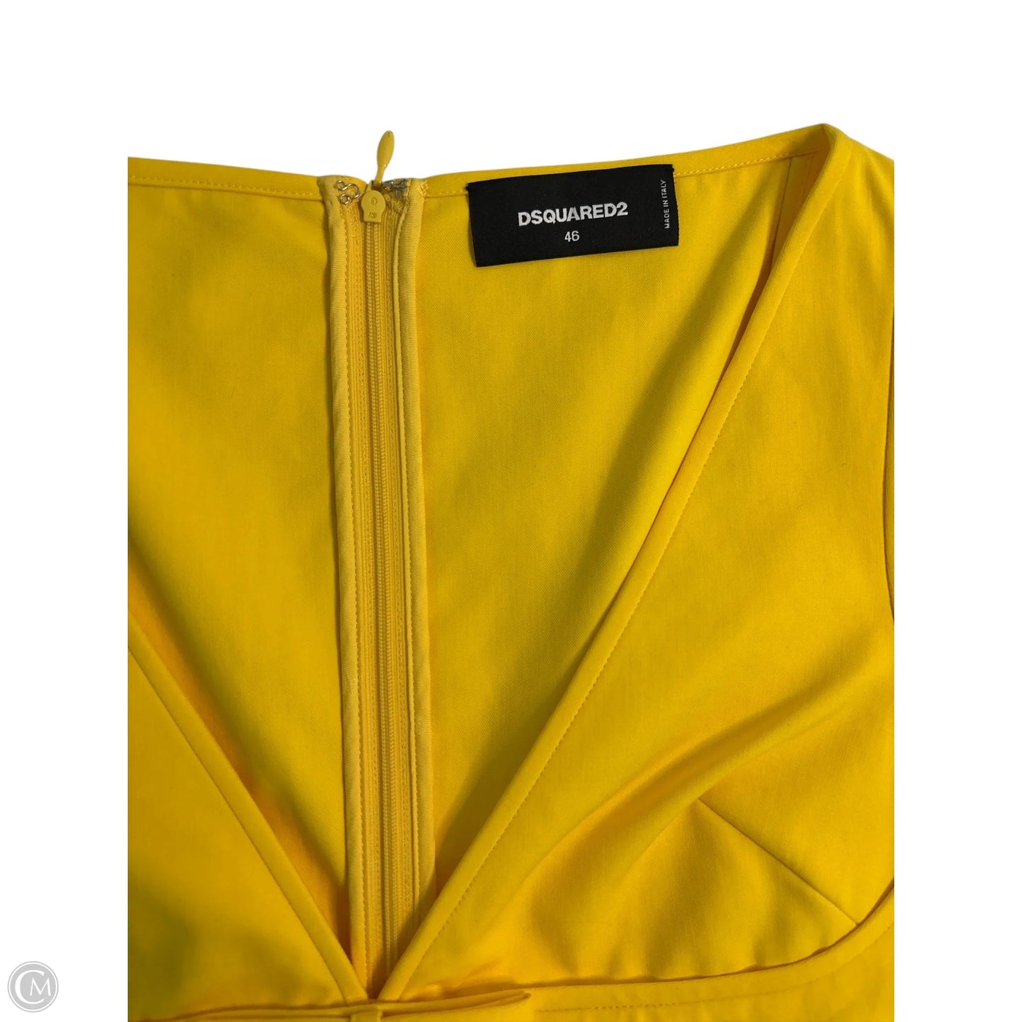 Dress Casual Midi By Clothes Mentor In Yellow, Size: L