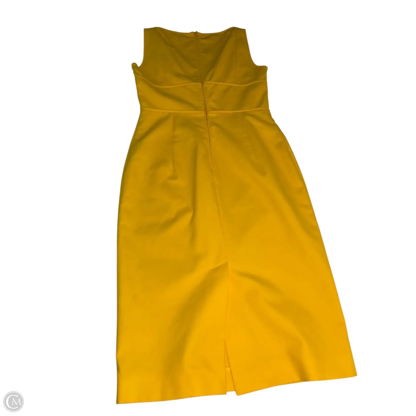 Dress Casual Midi By Clothes Mentor In Yellow, Size: L