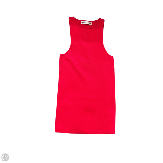 Top Sleeveless Basic By Anthropologie In Red, Size: Xs