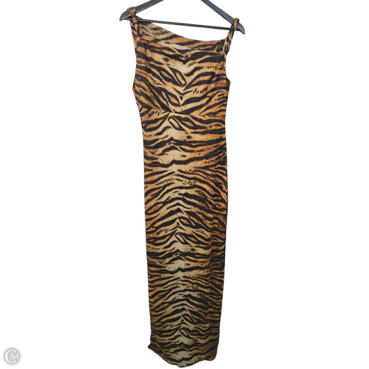 Dress Casual Maxi By Boohoo Boutique In Animal Print, Size: 14