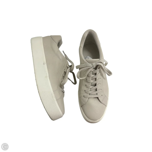 Shoes Sneakers By Vince In Taupe, Size: 8.5