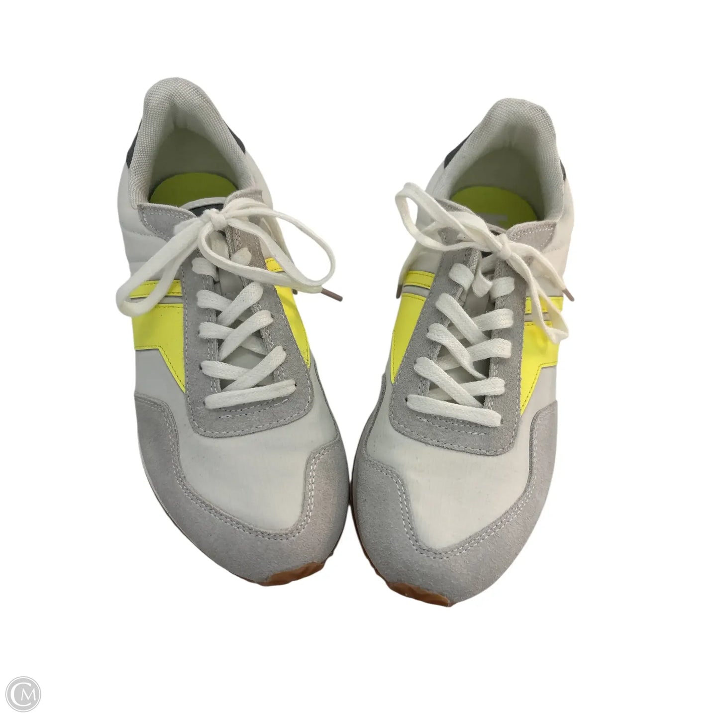 Shoes Sneakers By Keds In Grey & Yellow, Size: 8.5