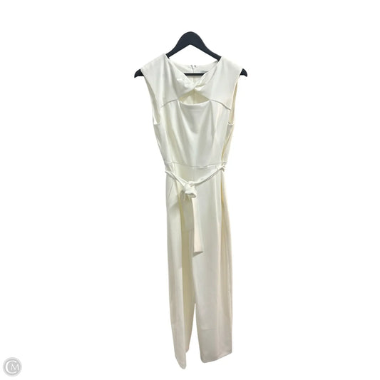 Jumpsuit By Calvin Klein In White, Size: 10