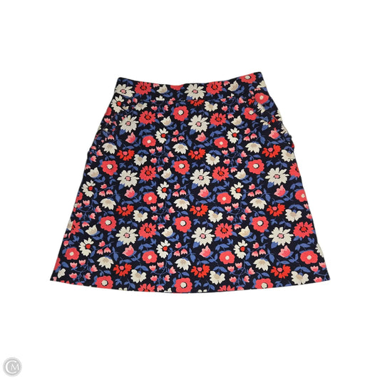 Skirt Designer By Kate Spade In Floral Print, Size: 0