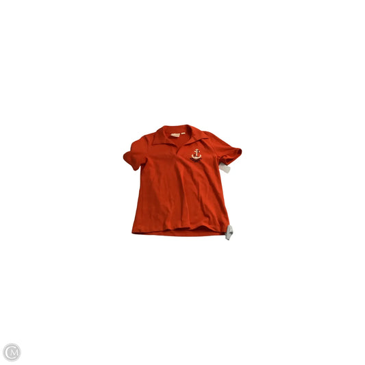 Top Short Sleeve Basic By Maeve In Orange, Size: S