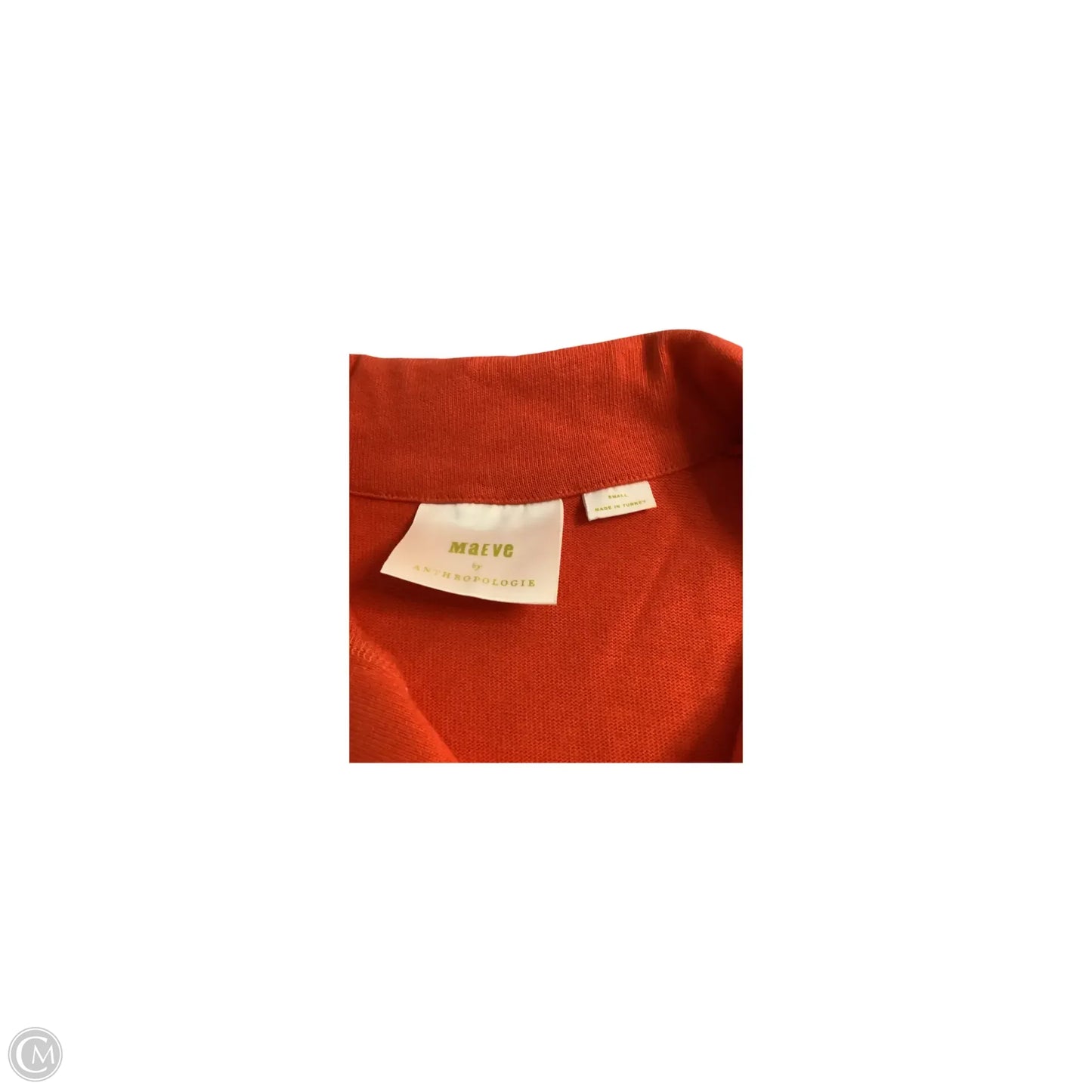 Top Short Sleeve Basic By Maeve In Orange, Size: S