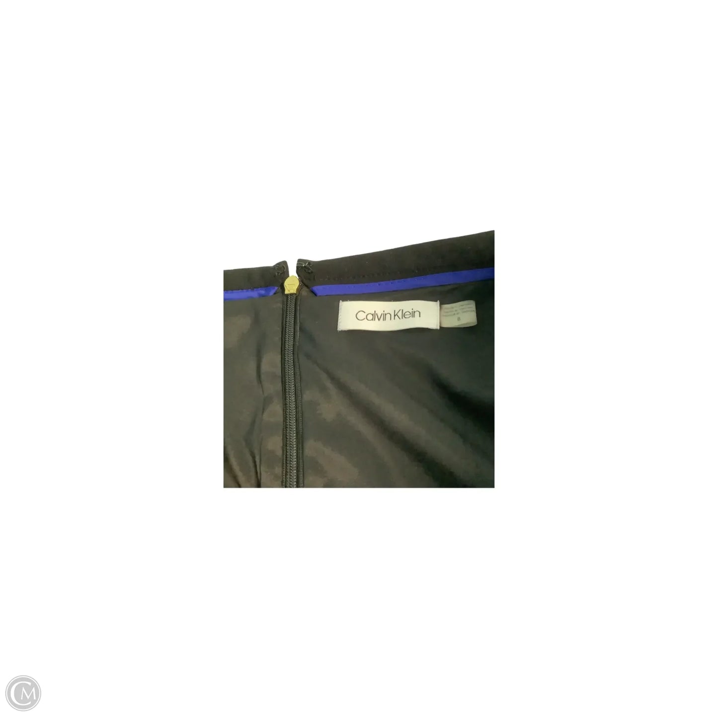 Skirt Midi By Calvin Klein In Black, Size: 8