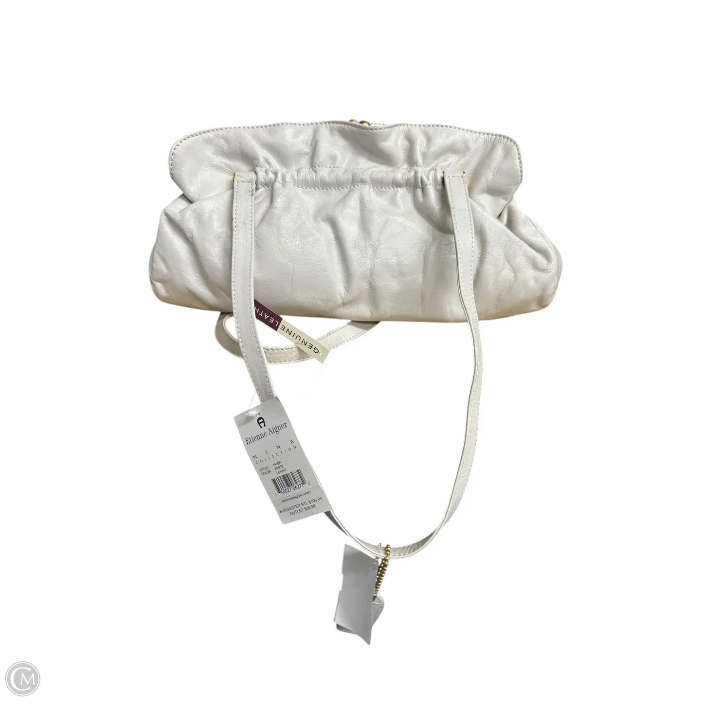 Handbag Leather By Etienne Aigner, Size: Medium
