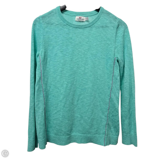 Top Long Sleeve Basic By Vineyard Vines In Green, Size: S