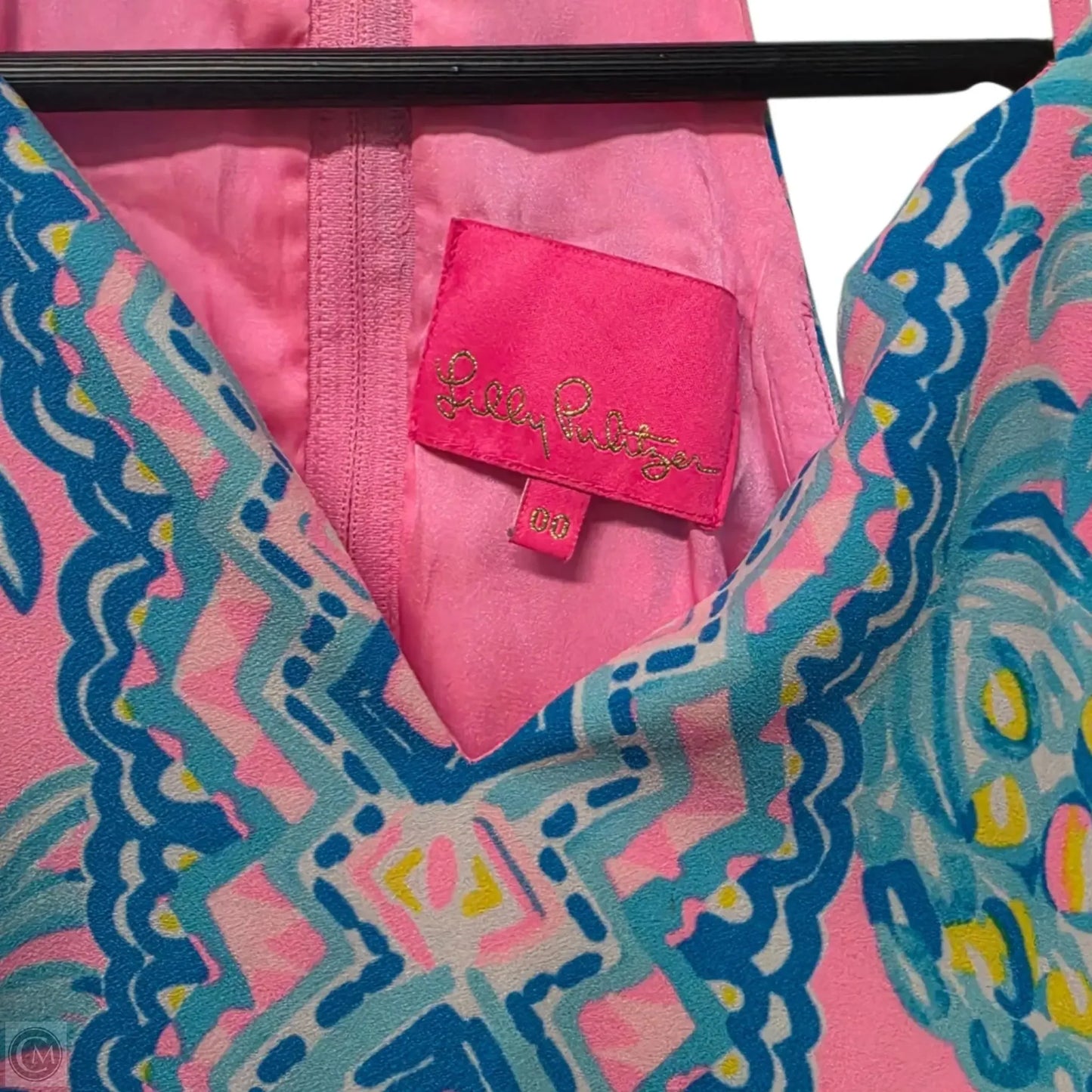 Dress Designer By Lilly Pulitzer In Blue & Pink, Size: 0