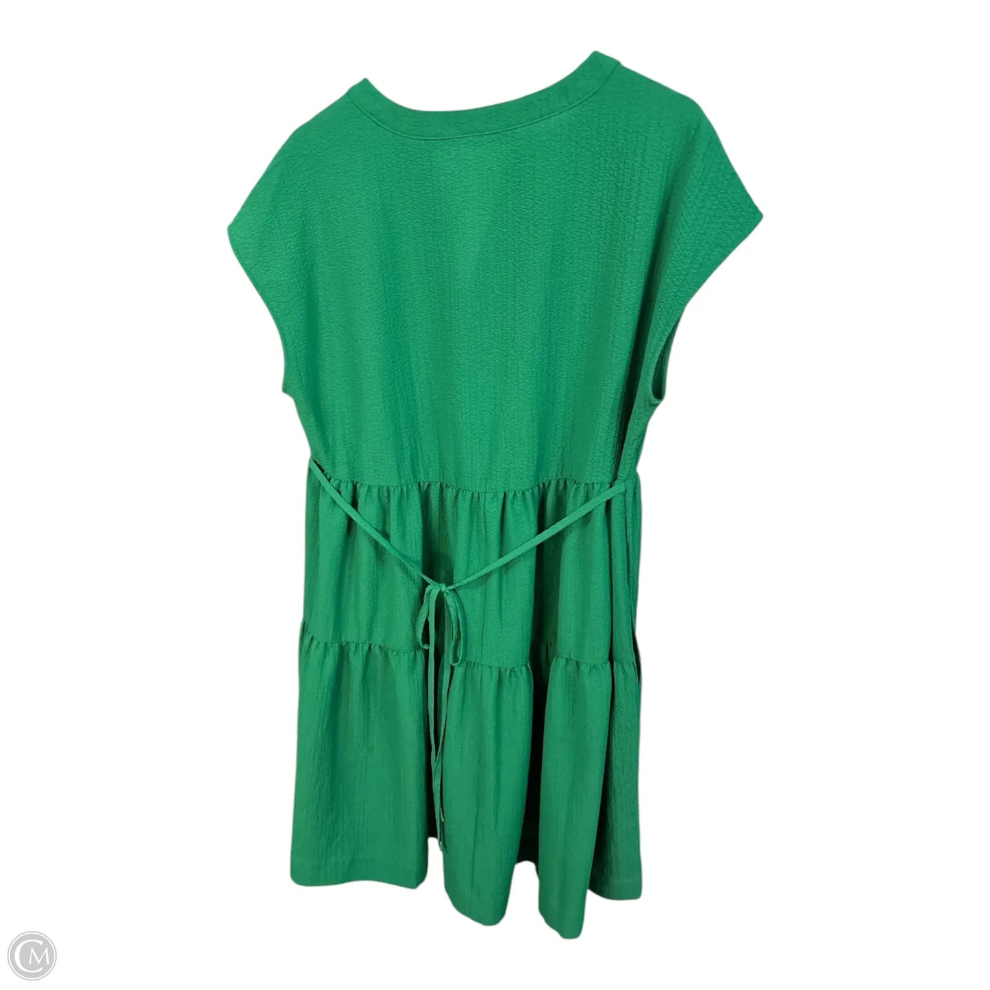 Dress Casual Midi By Calvin Klein In Green, Size: 14