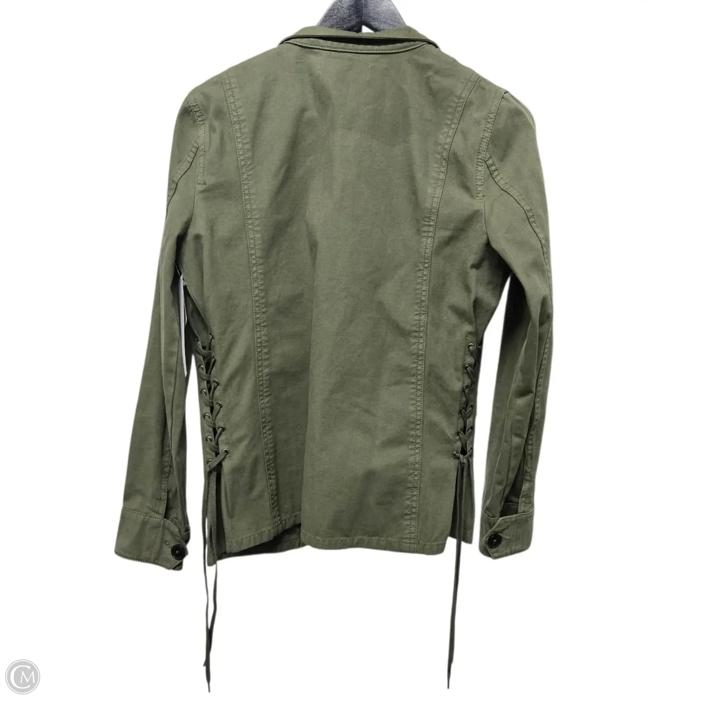 Jacket Designer By Tory Burch In Green, Size: L