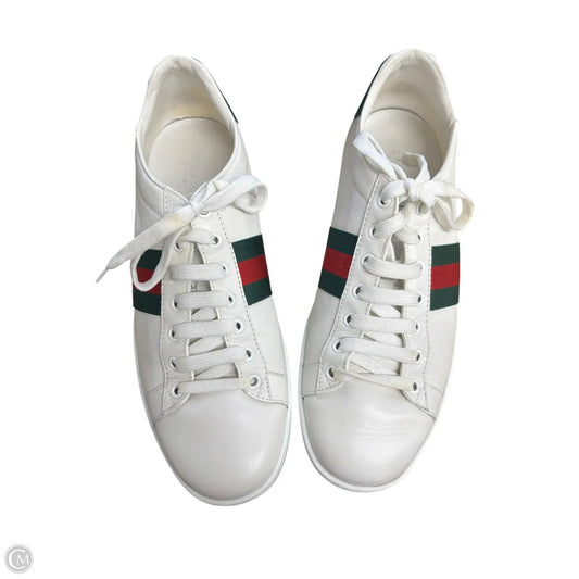 Shoes Luxury Designer By Gucci In White