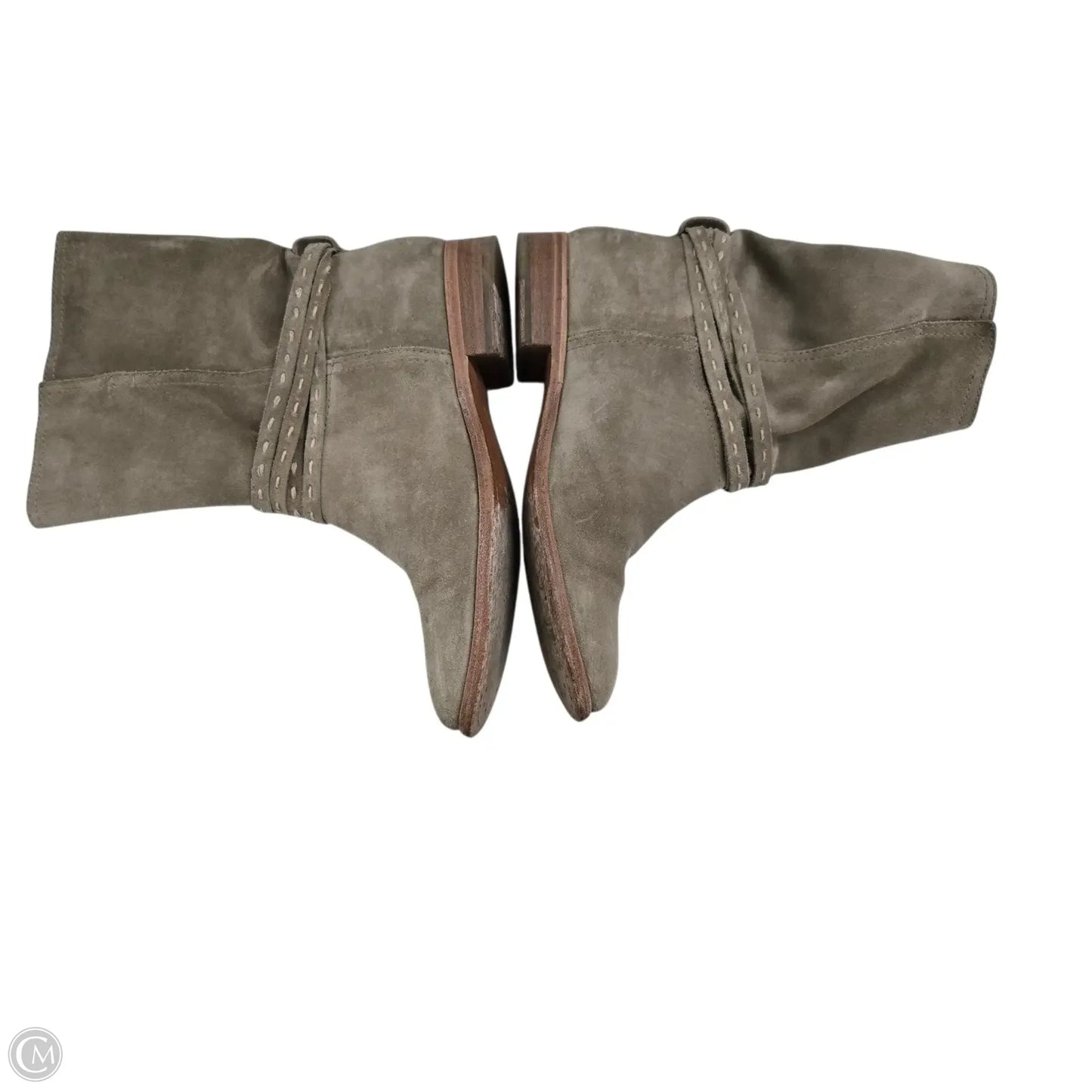 Boots Designer By Frye In Taupe, Size: 9