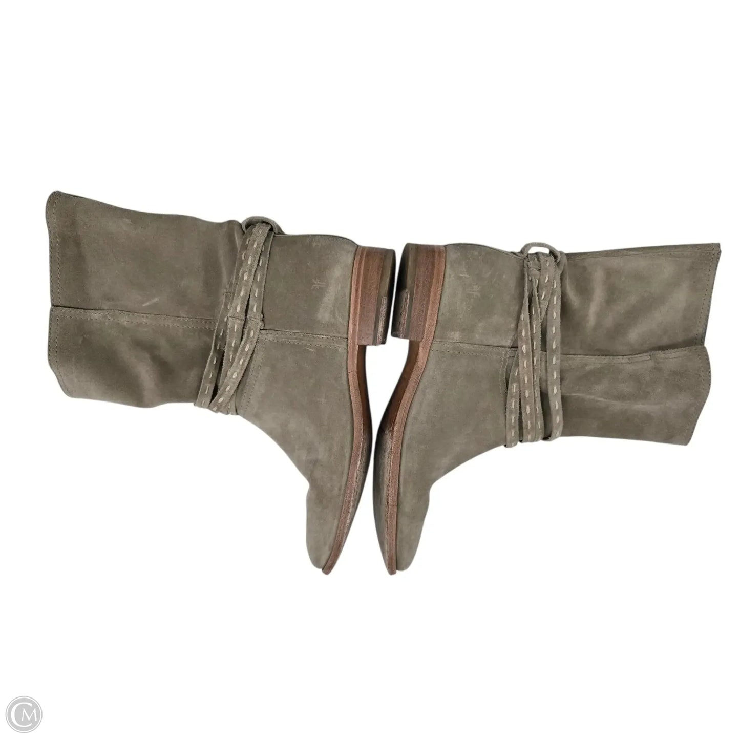 Boots Designer By Frye In Taupe, Size: 9