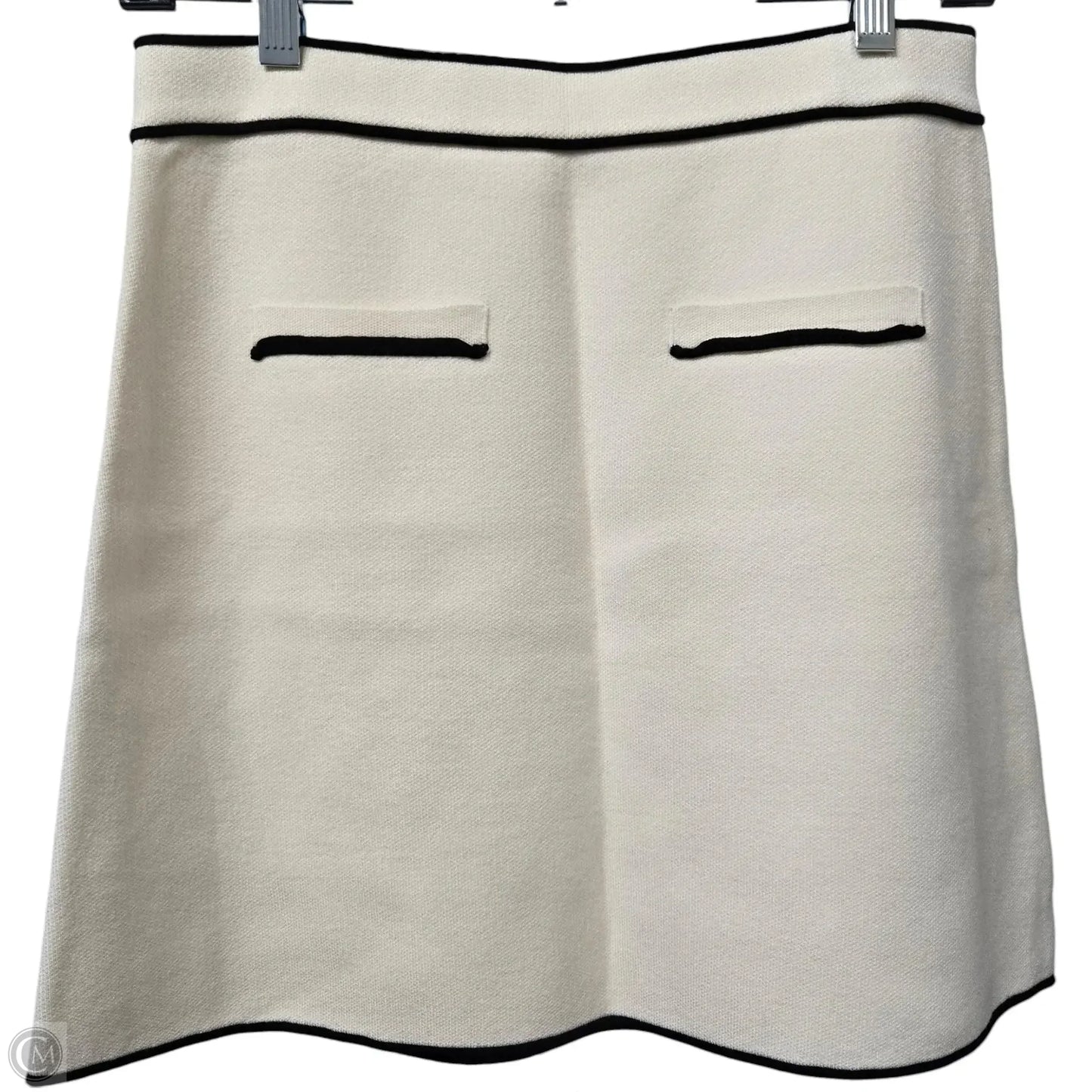 Skirt Set 2pc By Clothes Mentor In Black & Cream, Size: S
