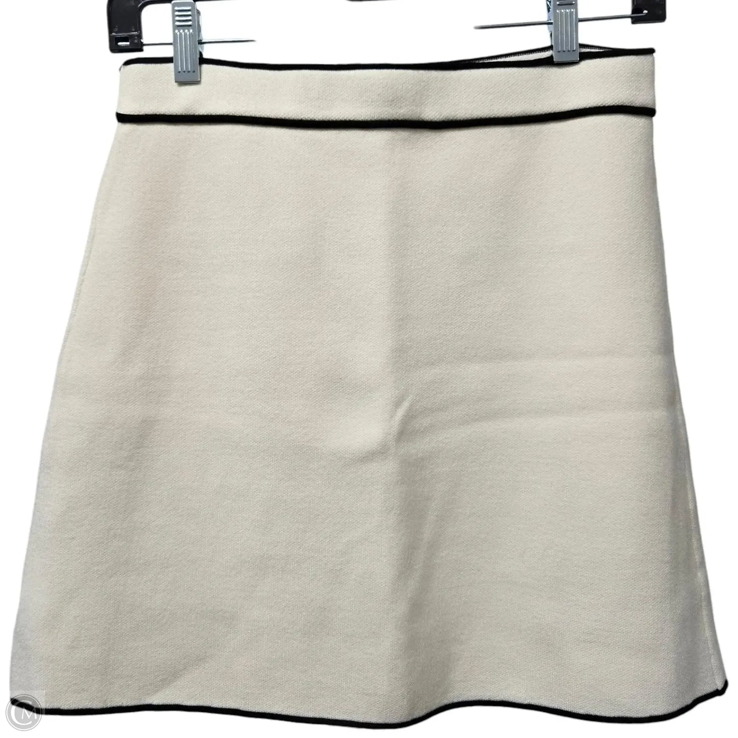 Skirt Set 2pc By Clothes Mentor In Black & Cream, Size: S