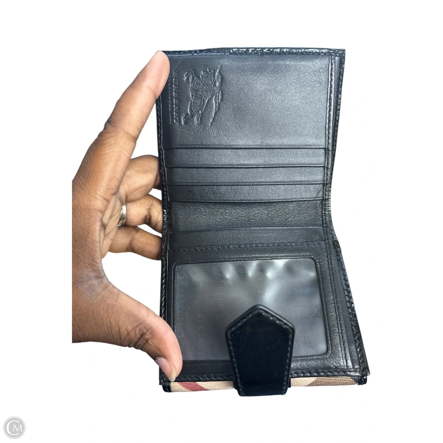 Wallet Luxury Designer By Burberry, Size: Medium
