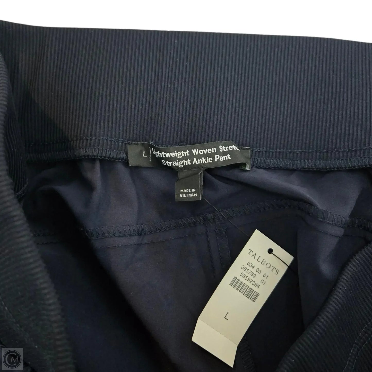 Athletic Pants By Talbots In Navy, Size: L