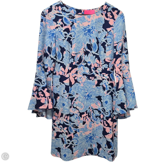 Dress Designer By Lilly Pulitzer In Blue & Pink, Size: 4