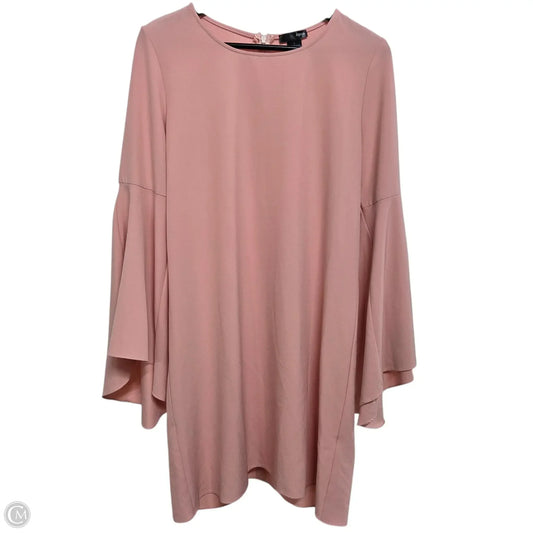 Dress Casual Midi By Aqua In Peach, Size: L