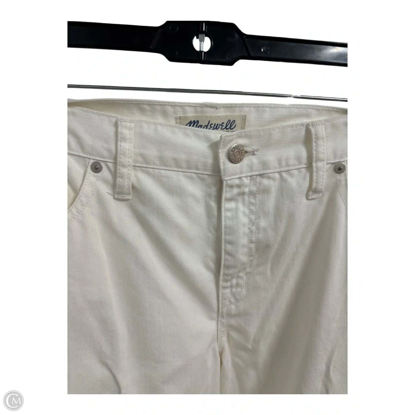 Jeans Straight By Madewell In White, Size: 14