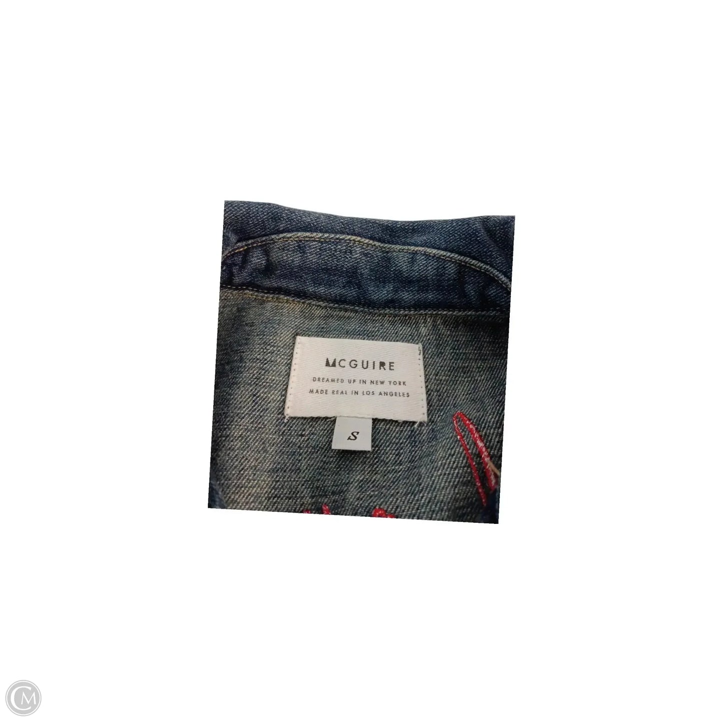 Jacket Denim By Mcguire  In Blue, Size: S