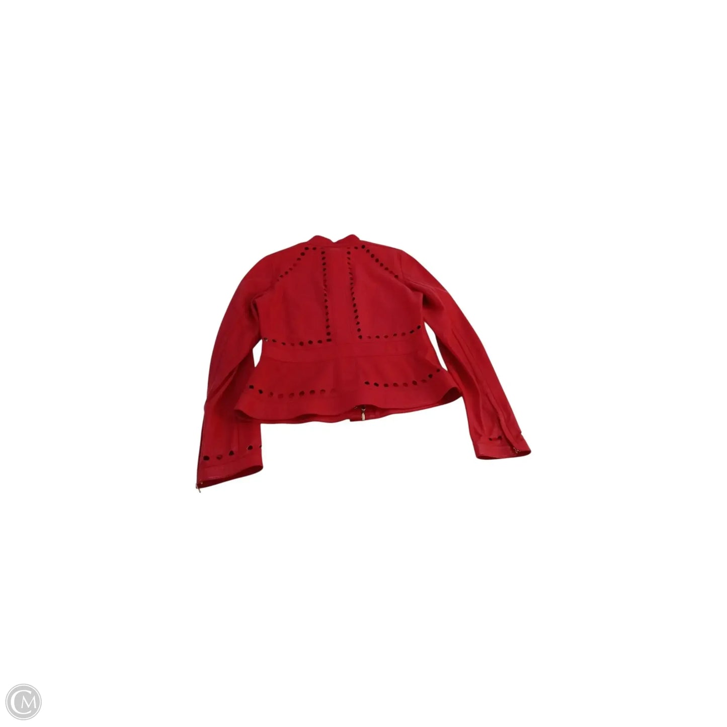 Jacket Designer By Escada In Red, Size: Sp