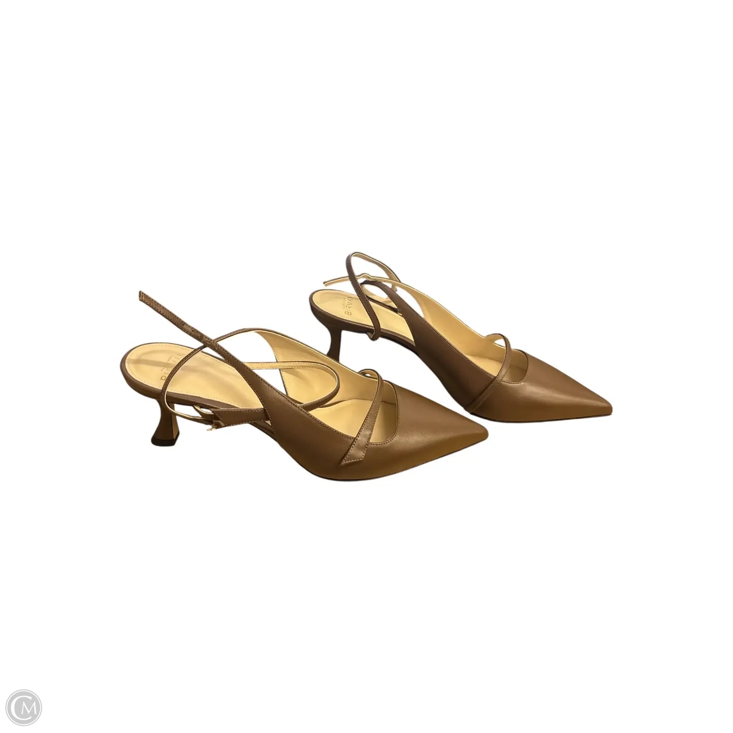 Shoes Heels Kitten By Clothes Mentor In Brown
