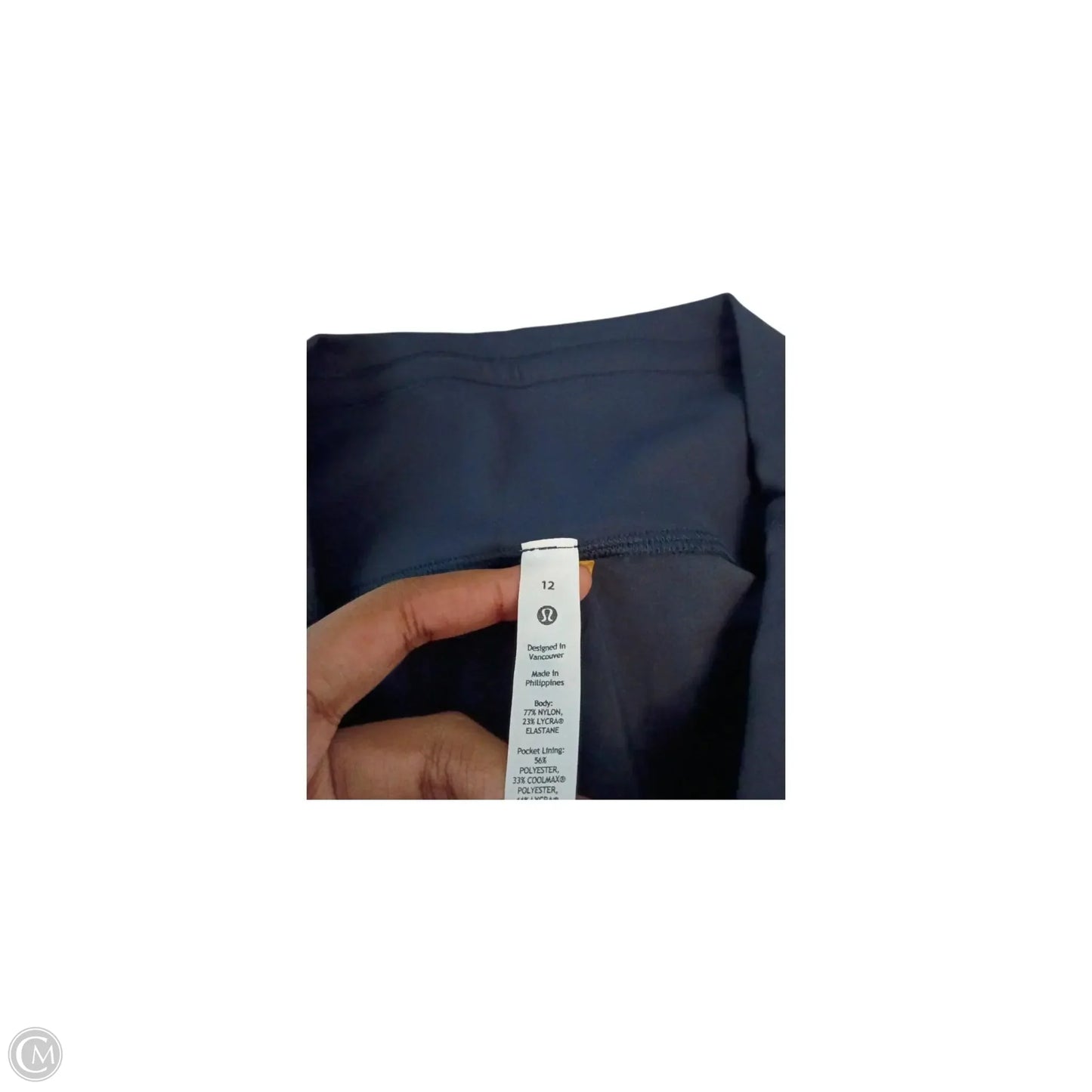 Athletic Leggings By Lululemon In Blue, Size: 12