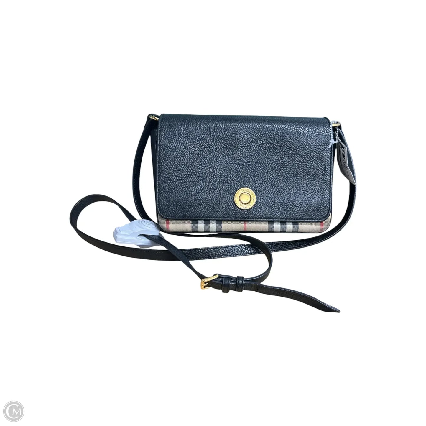 Handbag Luxury Designer By Burberry, Size: Small Calfskin Vintage Hampshire Crossbody