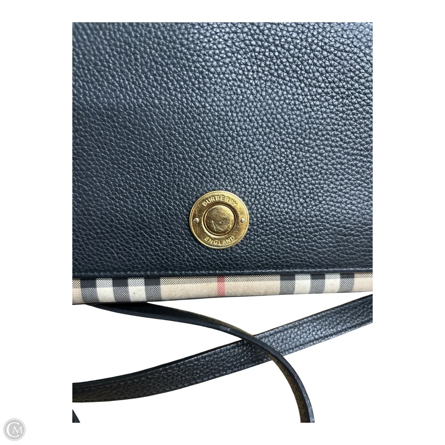 Handbag Luxury Designer By Burberry, Size: Small Calfskin Vintage Hampshire Crossbody