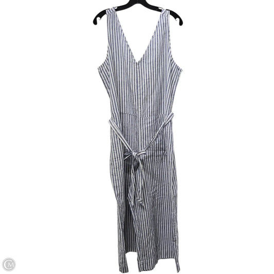 Jumpsuit By Beachlunchlounge In Blue & White, Size: Xl