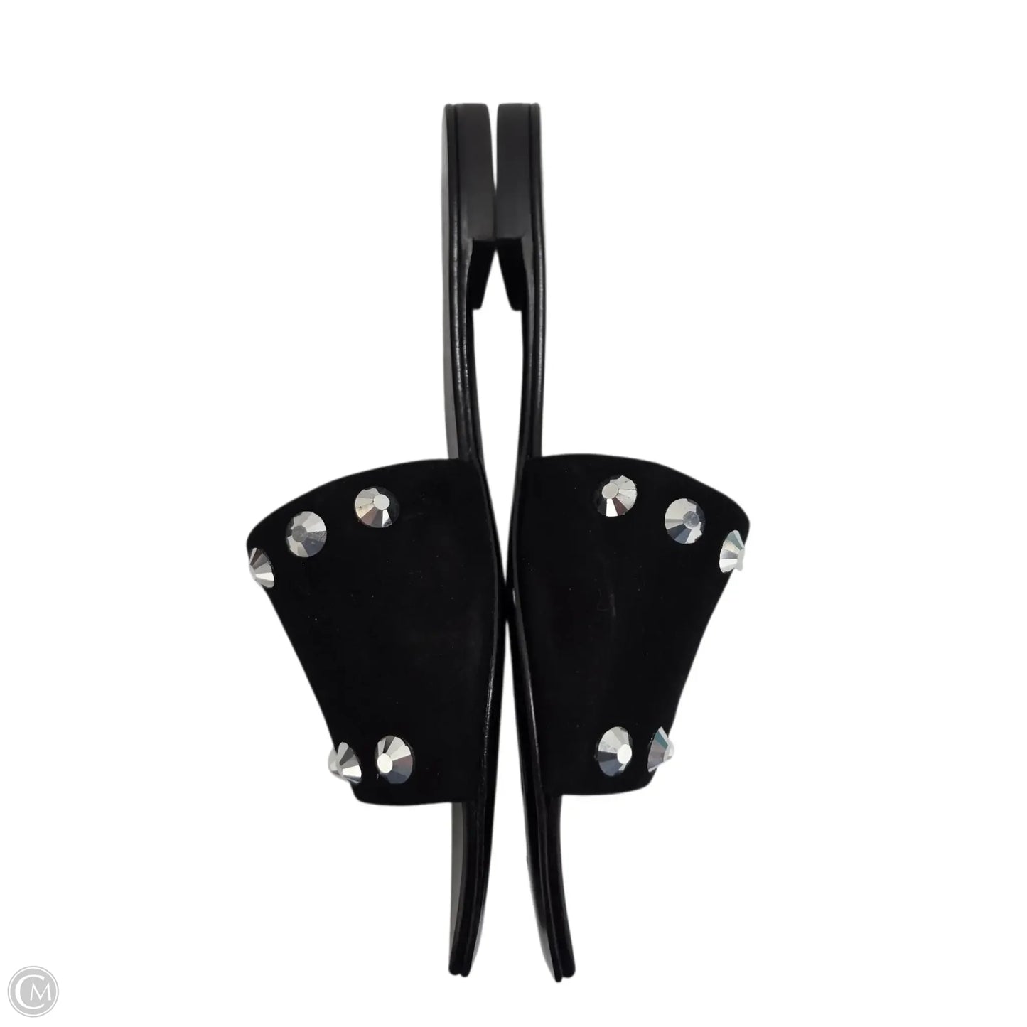 Sandals Designer By Giuseppe Zanotti In Black & Silver