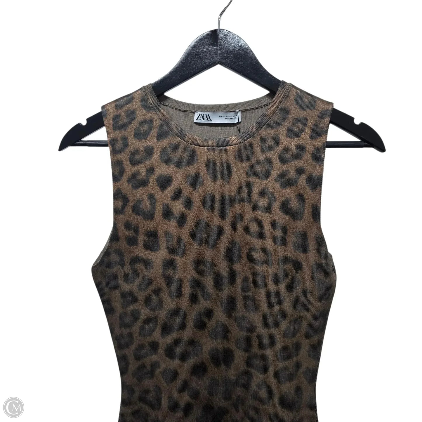 Dress Casual Maxi By Zara In Animal Print, Size: S