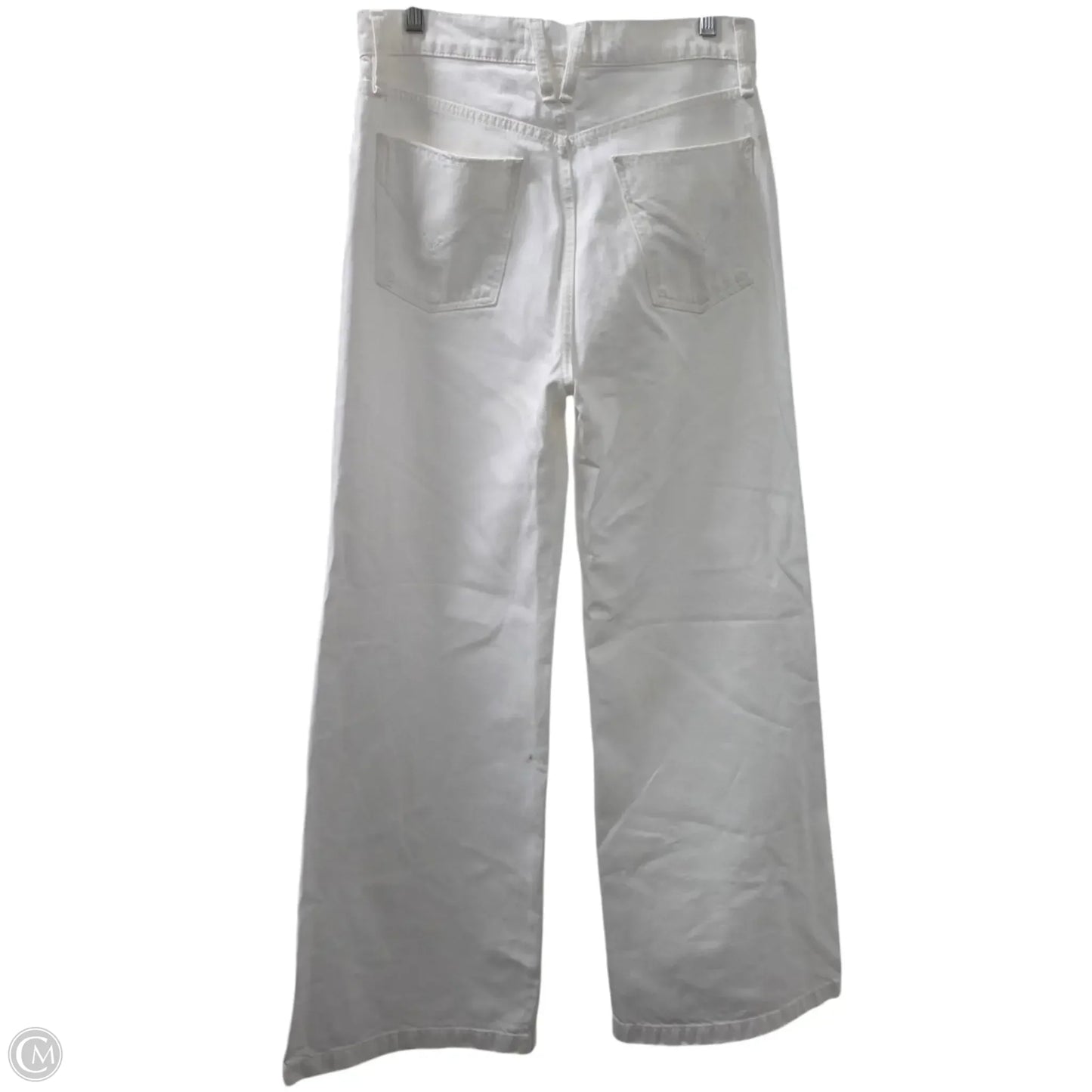 Jeans Wide Leg By Hudson In White, Size: 6
