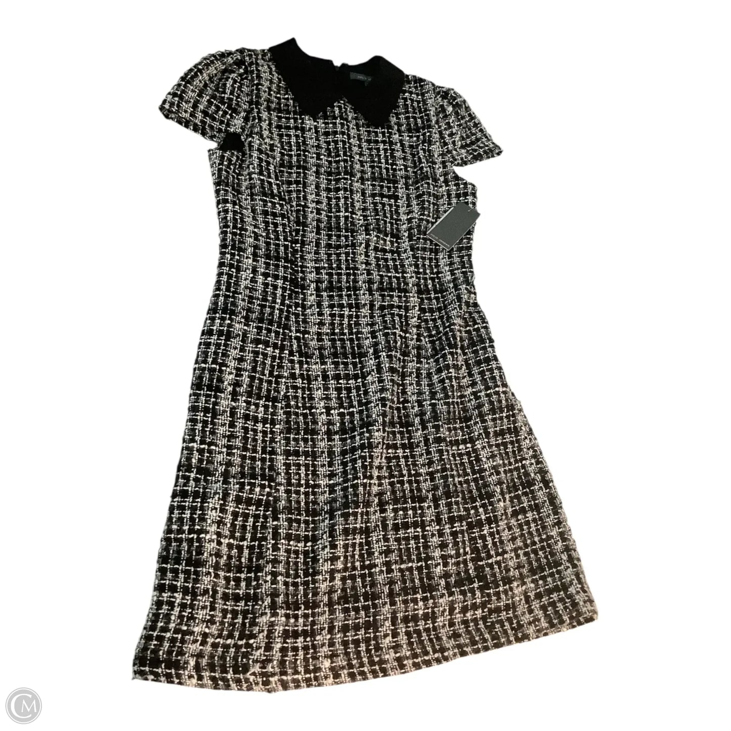 Dress Casual Midi By Julia Jordan In Black & White, Size: 10